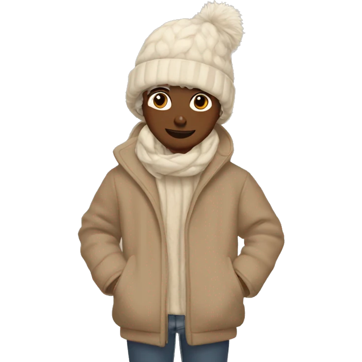 Beige winter aesthetic  emoji