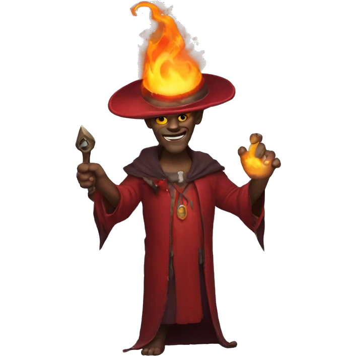un sorcier diable emoji