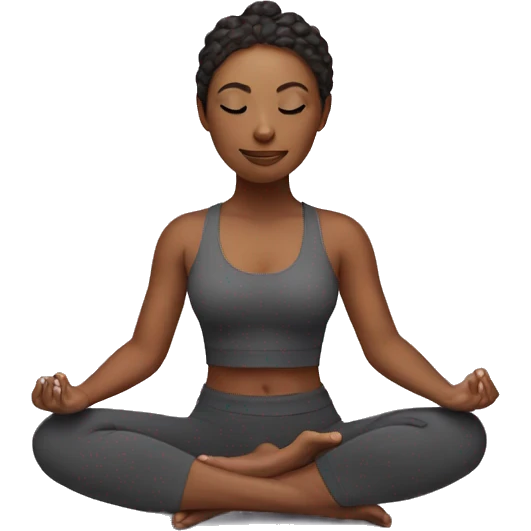 yoga girl emoji