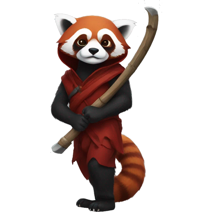 red panda reaper emoji