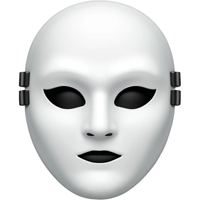 white mask emoji