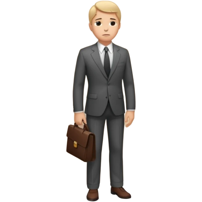 Mach mir einen Traurigen trader der and der wallstreet arbeitet emoji