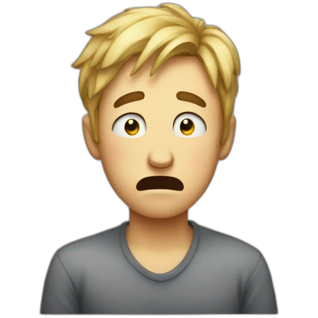 qwerty crying that his family abandoned him emoji