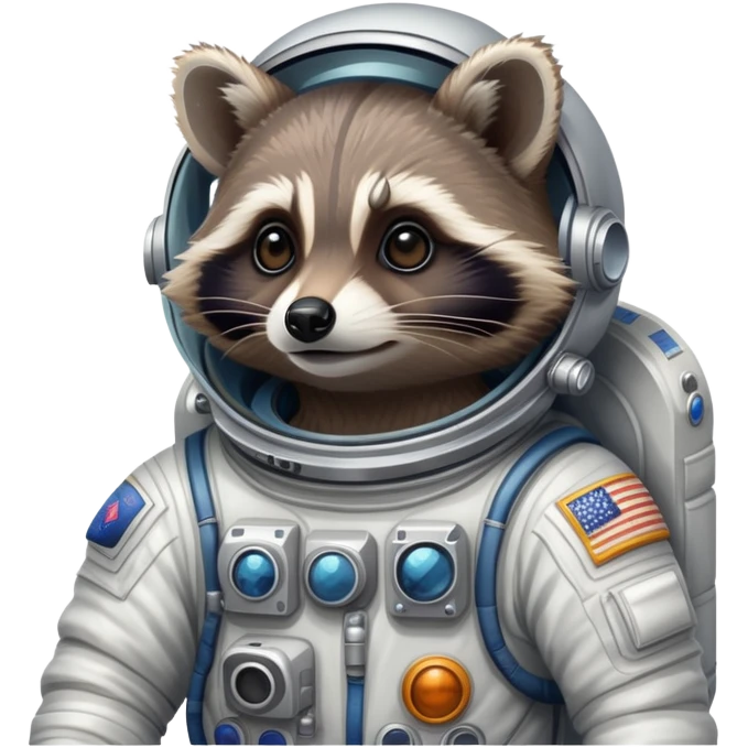 Racoon Astronaut emoji
