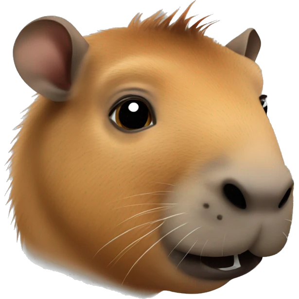 Capibara feliz  emoji