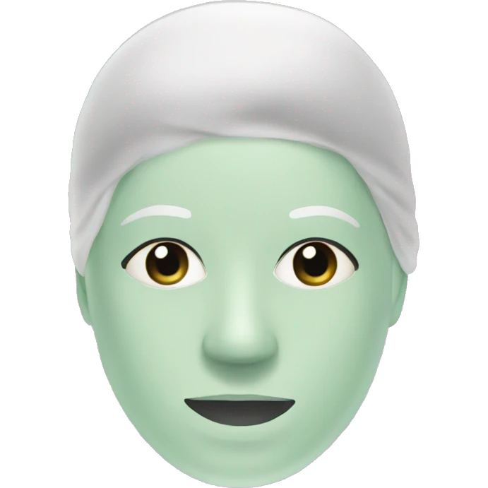 face mask skincare emoji