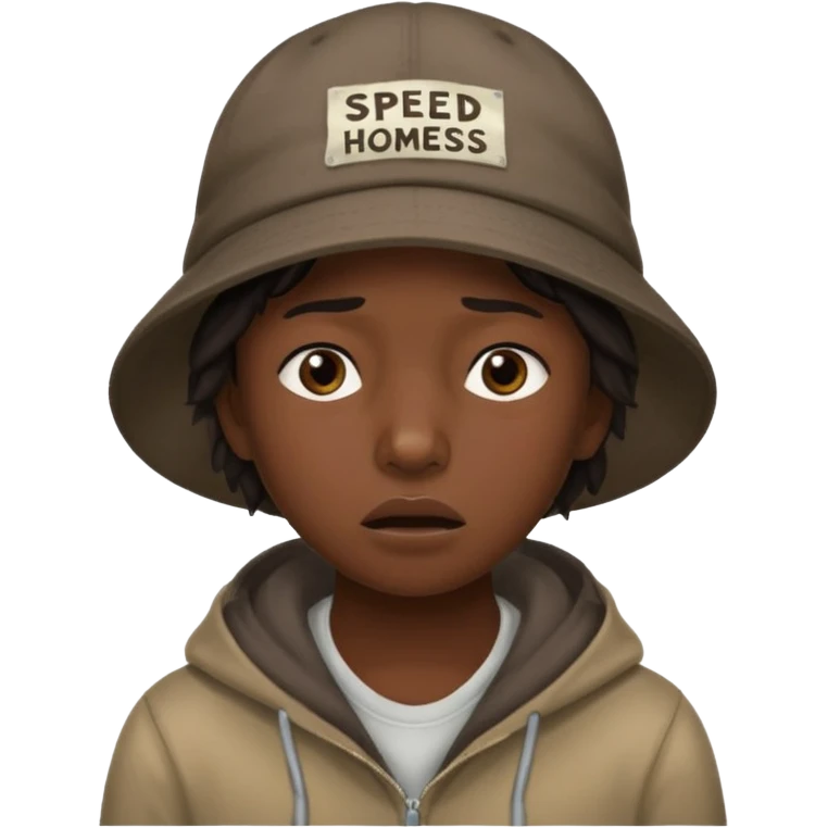 Do a emoji about the meme of the streamer speed “Speed I need this my mom is kind homeless” emoji