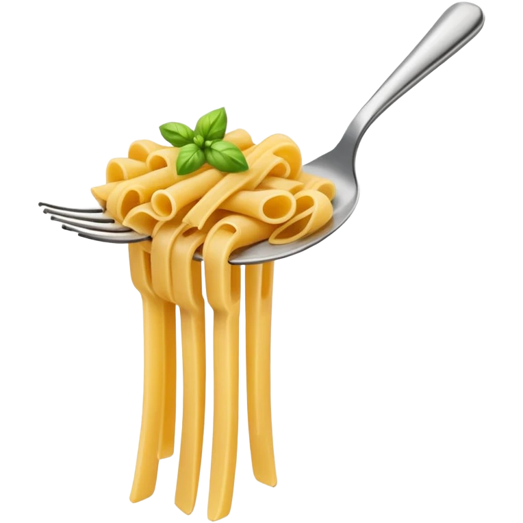 Forchetta con la pasta  emoji