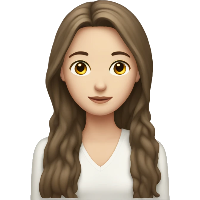 Pale brunette girl with tan husband  emoji