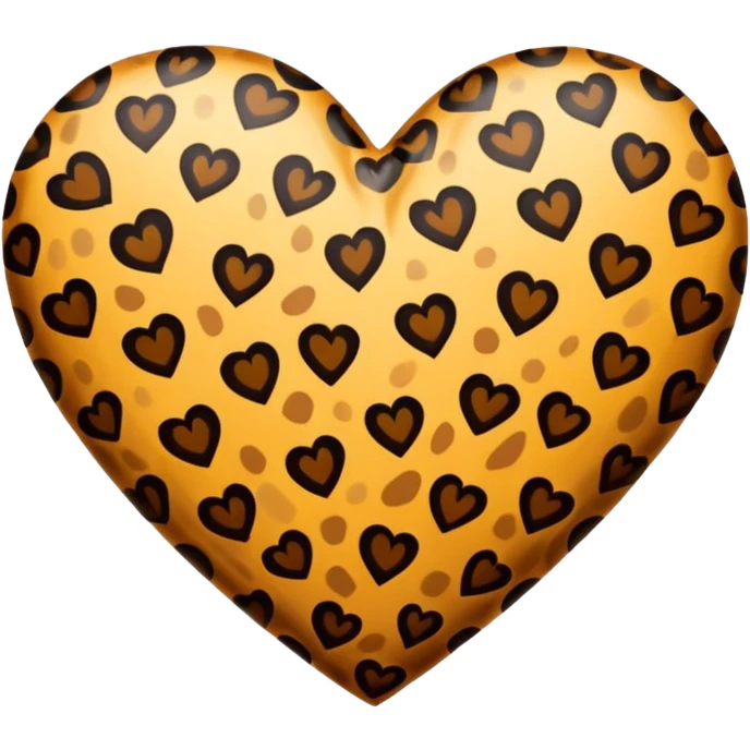 cuore leopardato emoji