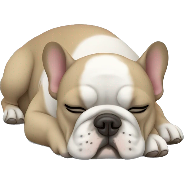 sleeping-fat-french-bulldog-blue emoji