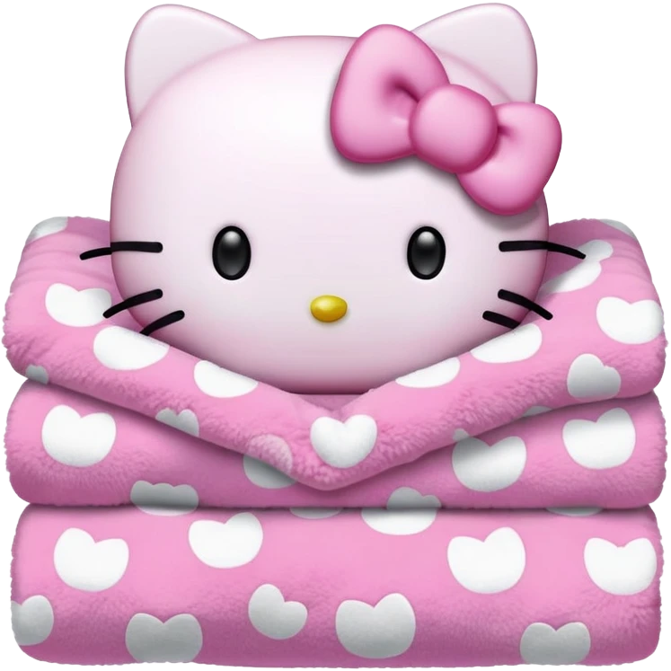 pink hello kitty blanket emoji emoji