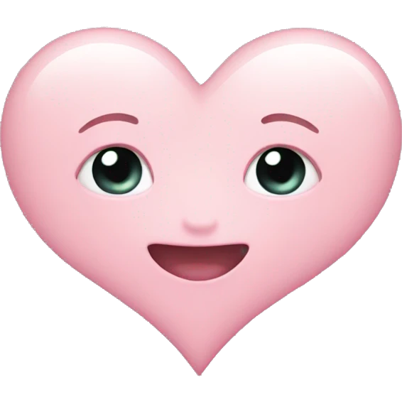 baby pink heart emoji