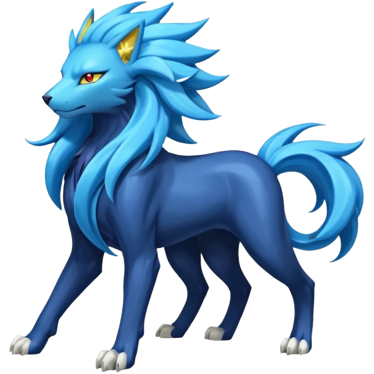 Luxray-Suicune-Manectric-Solgaleo-fusion emoji