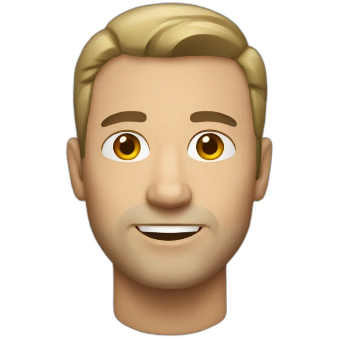 Caucasian man emoji