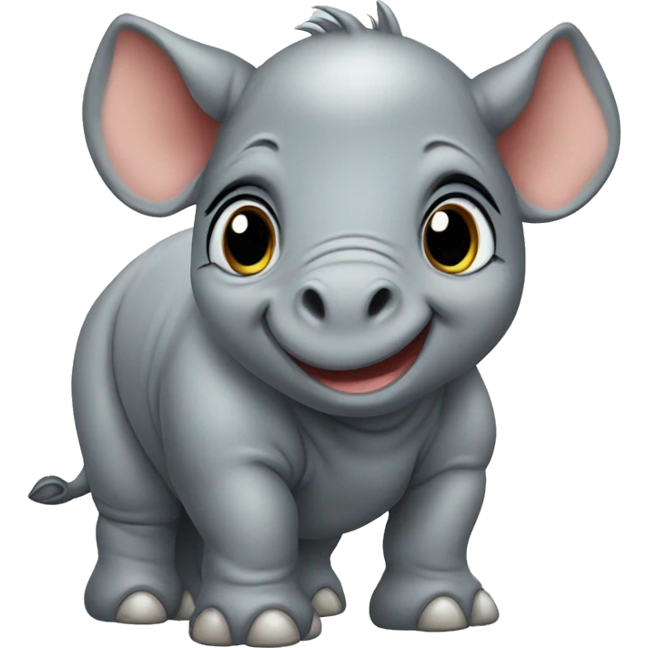 baby rhinoceros emoji