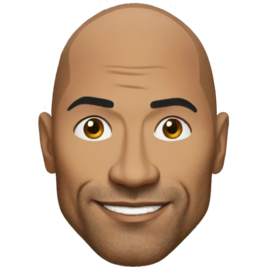 The Rock emoji