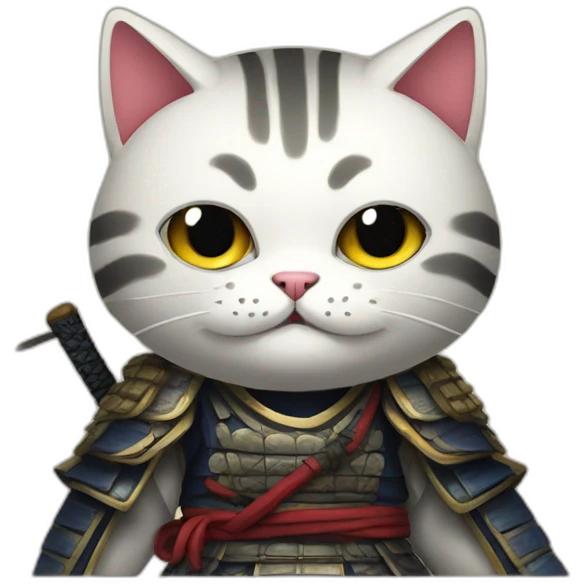 samurai-cat emoji