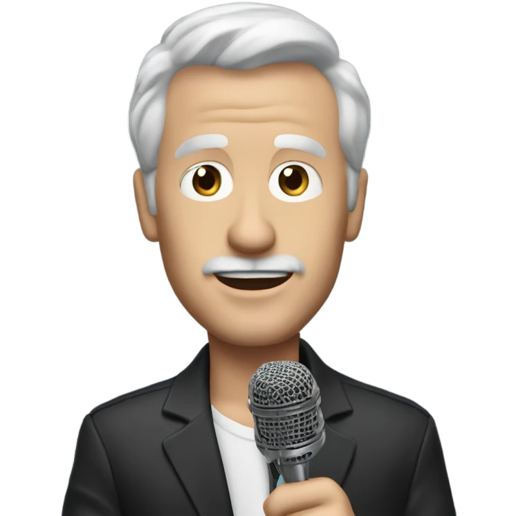 Ken carson with microphone emoji