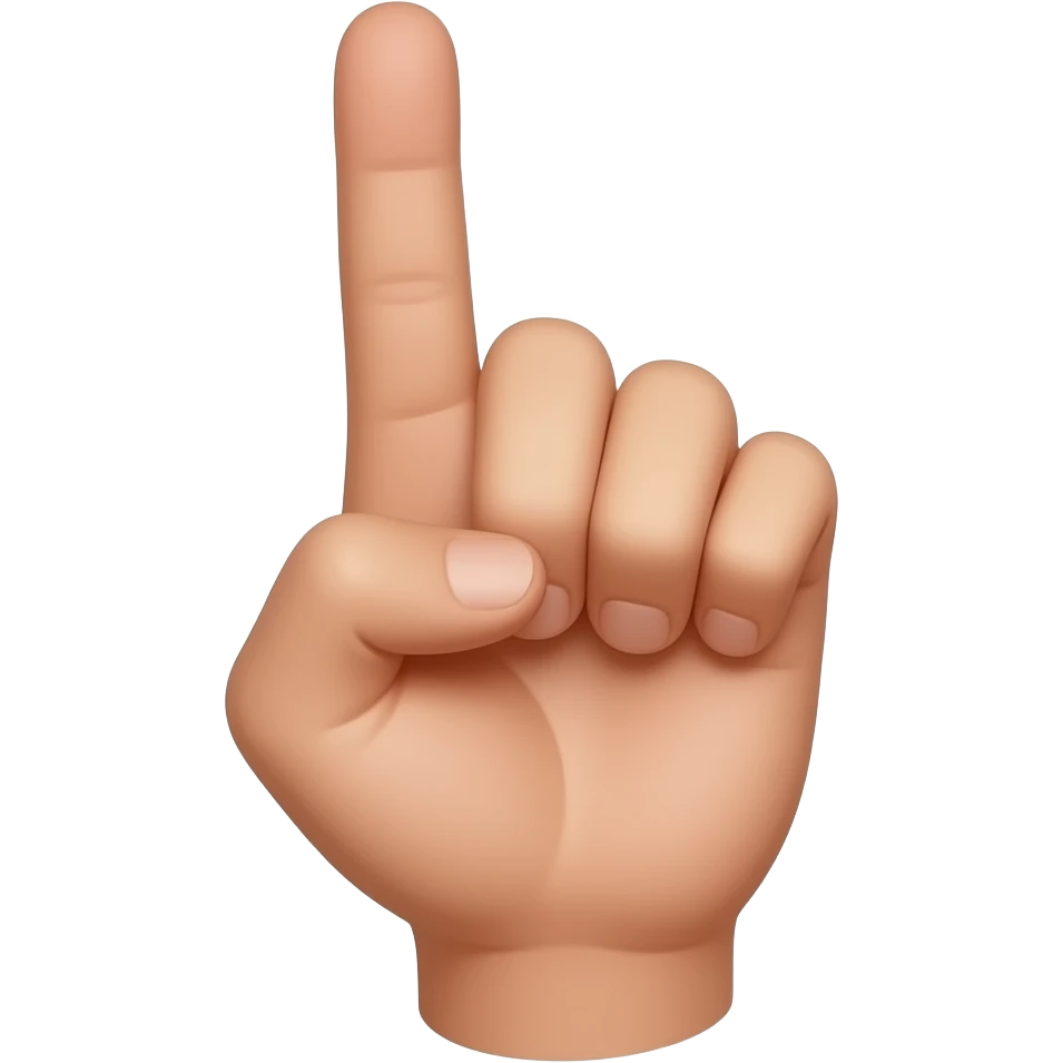 strange hand with fingers bent in the shape of a '4' emoji