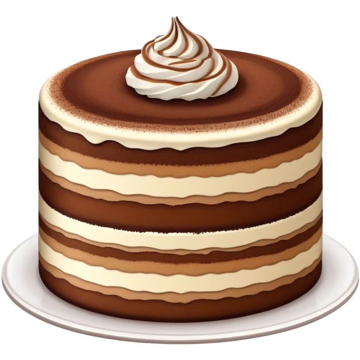 tiramisu cake emoji