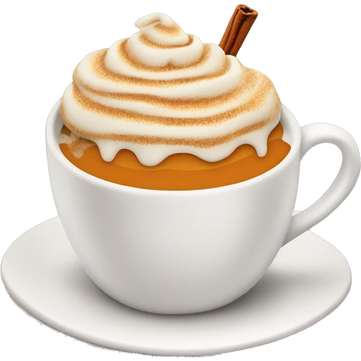 Pumpkin spice latte emoji