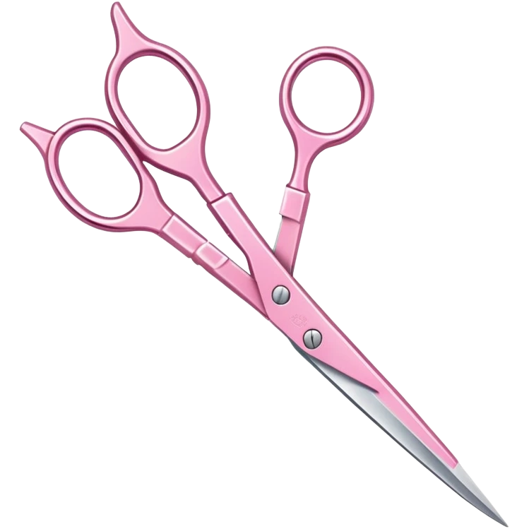 Delicate Pink Scissors  emoji