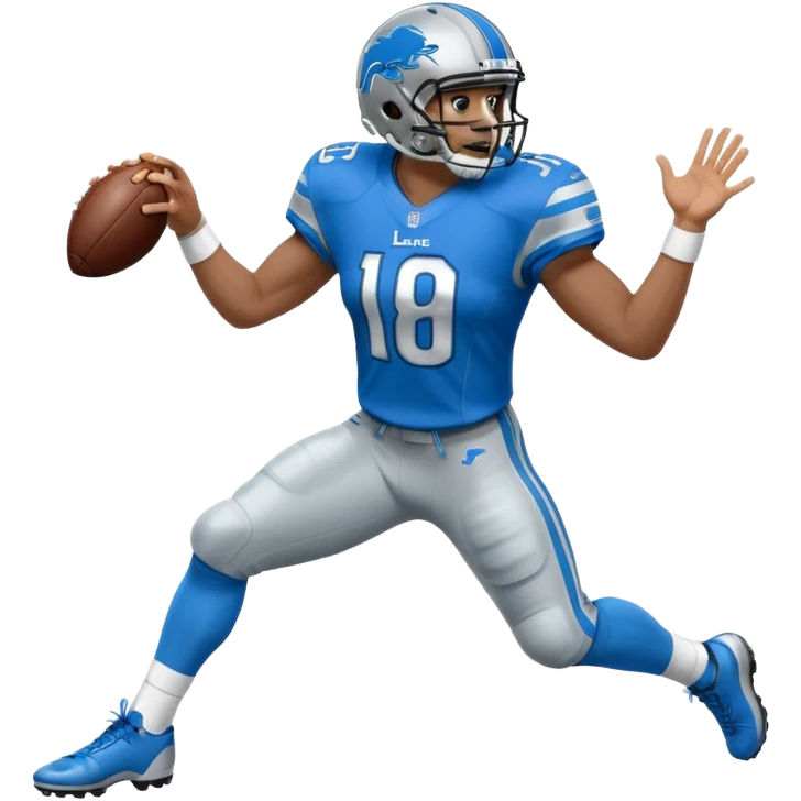 Detroit Lions Football emoji