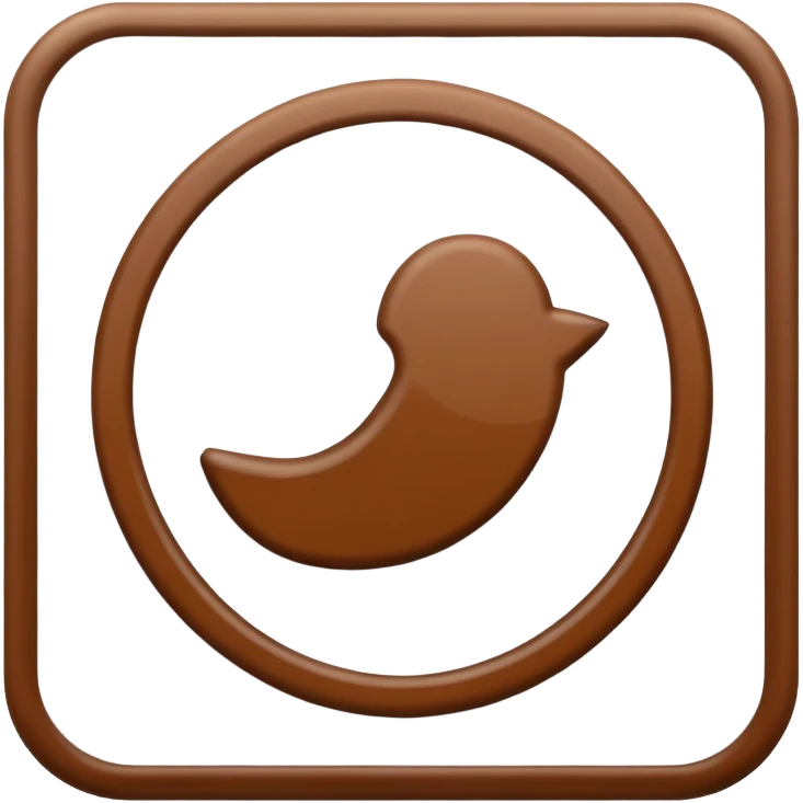The sign with the inscription : Not in place is brown and white emoji