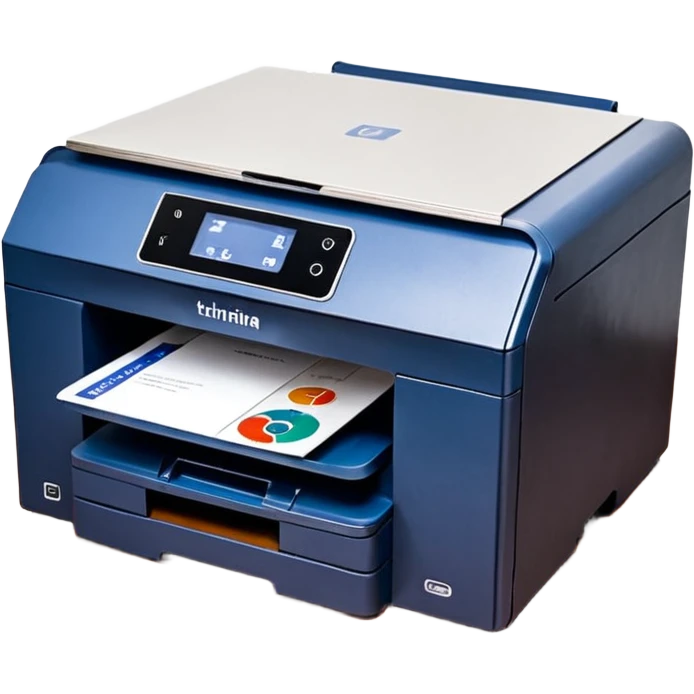 Техническая Картинка удаление принтера из системы, на ней должен быть изображен принтер с красным крестиком emoji