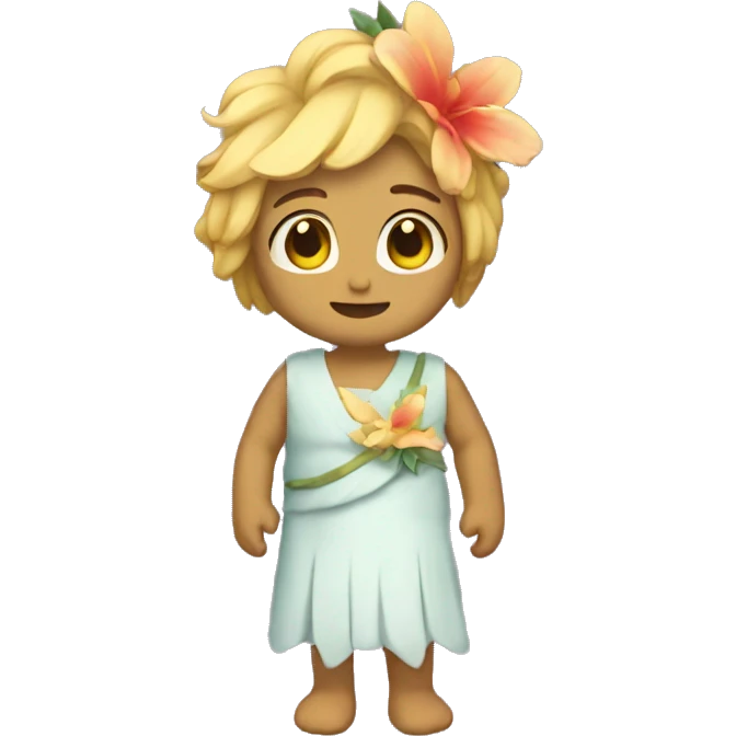 Flor con hada emoji