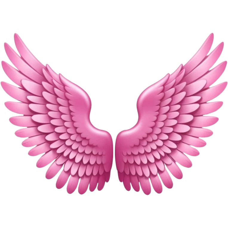 pink angel wings emoji