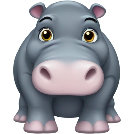 A hipopotamus called esmeralda emoji