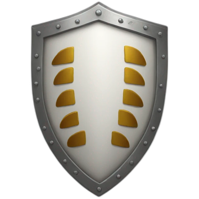 white shield emoji