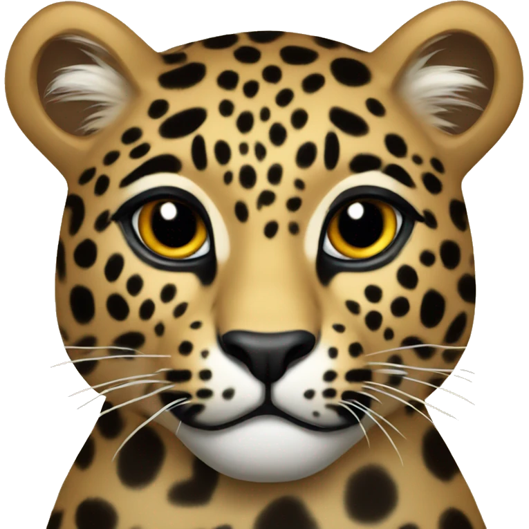 Leopard heart  emoji