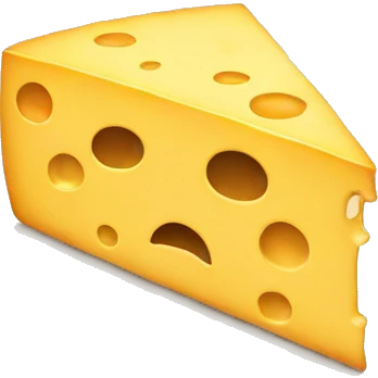 sad emoji as cheese  emoji