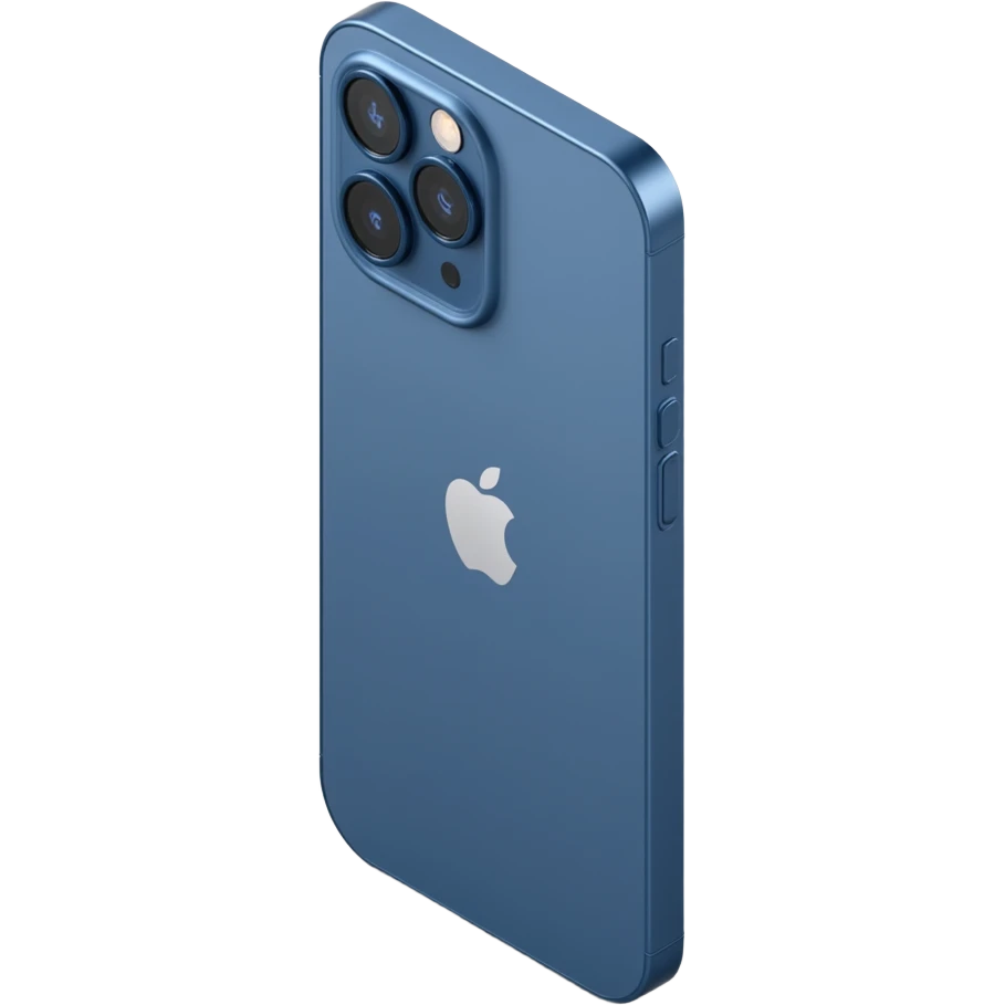 iPhone 15 Pro Max in blue titanium emoji