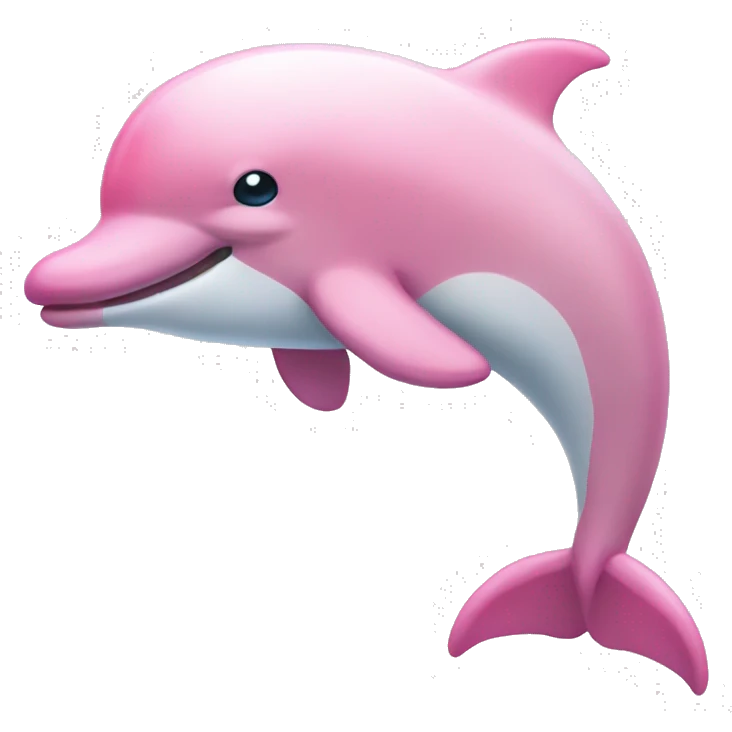 pink dolphin emoji