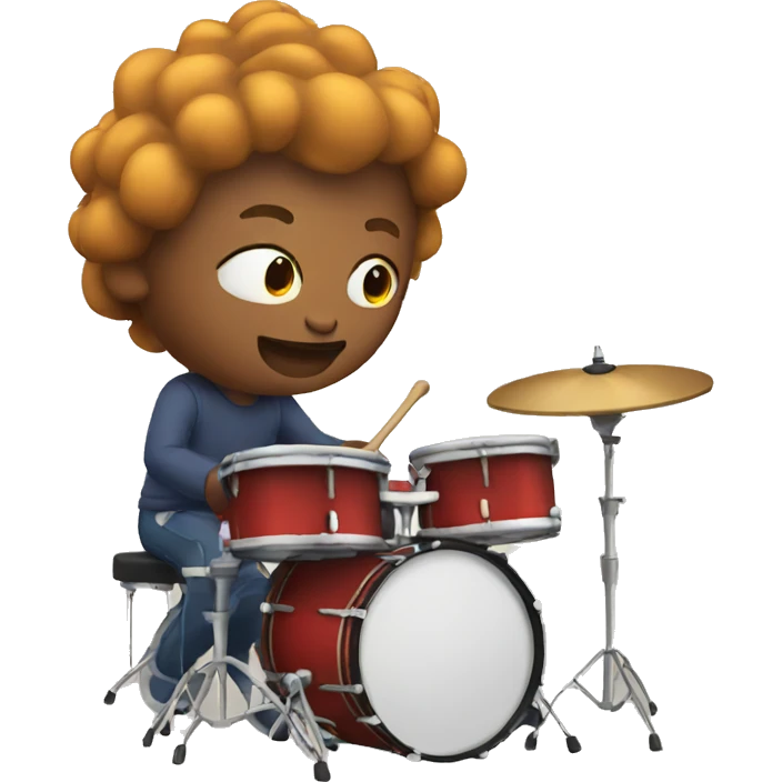 Playing drums  emoji