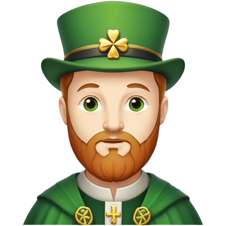 Saint Patrick of Ireland emoji