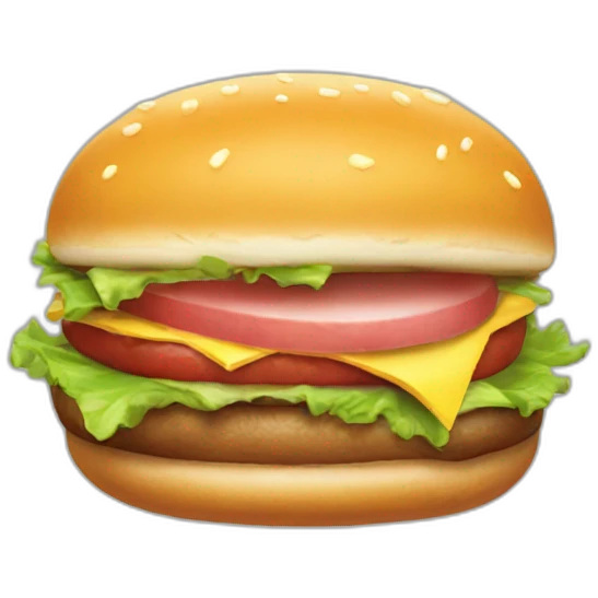 kirby-wide-open-mouth-sucking-in-burger emoji