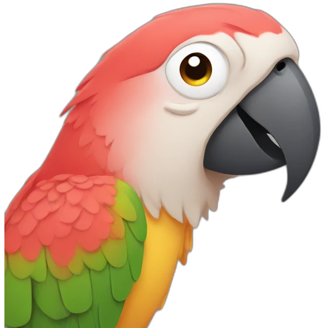 Very Sad parrot emoji