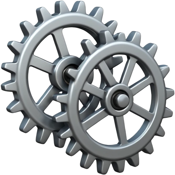 Pignon de mécanique et couronne w porte satellite w planétaire  emoji