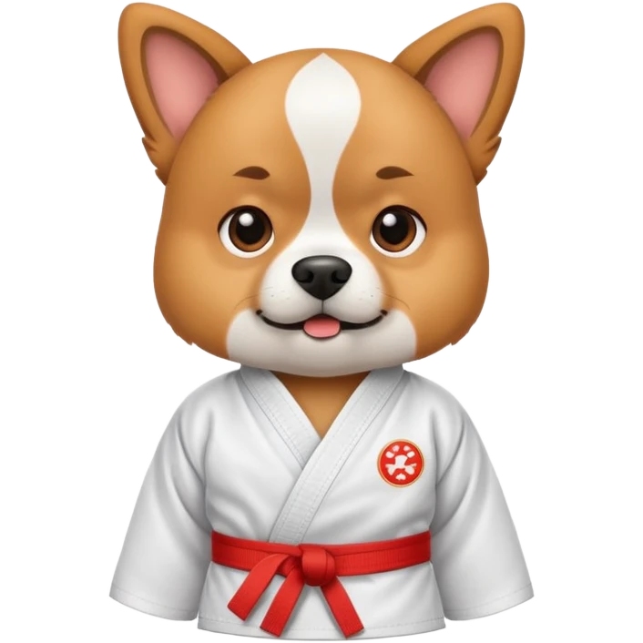 Karate dog emoji