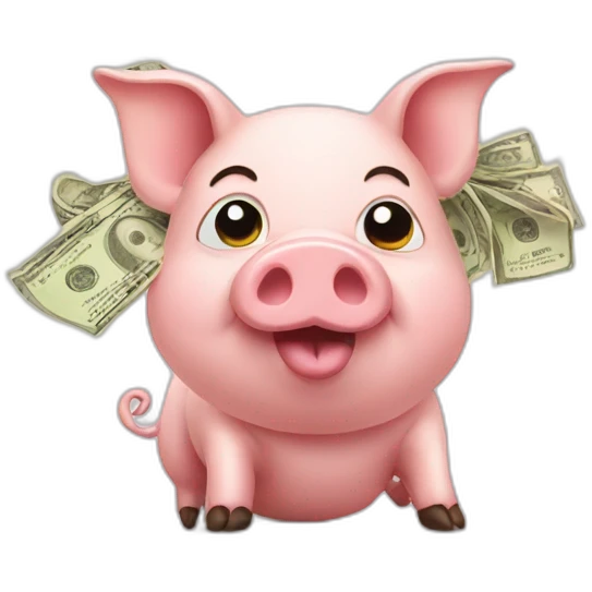 pig with money emoji