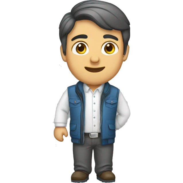 Mavi gözlü iskelet emoji