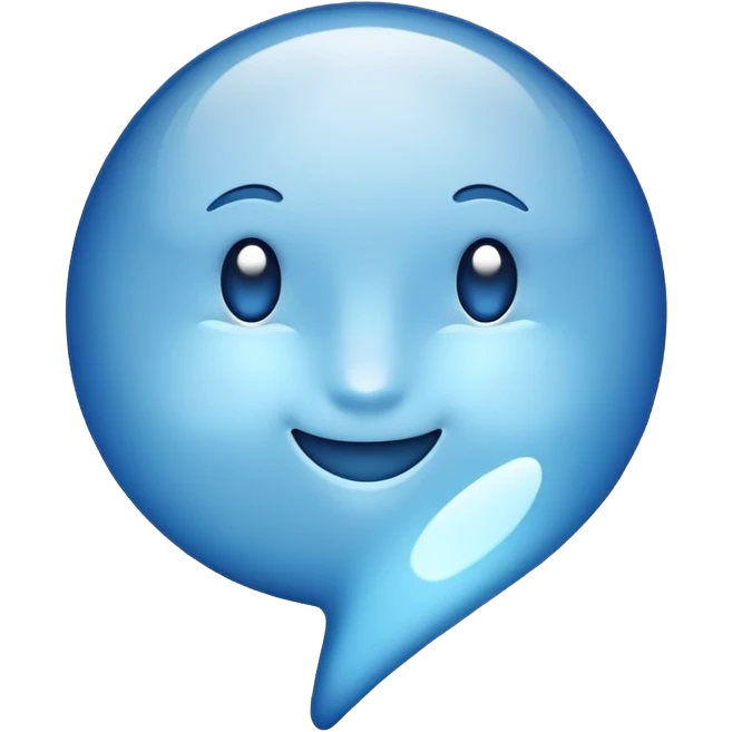 Blue tick emoji