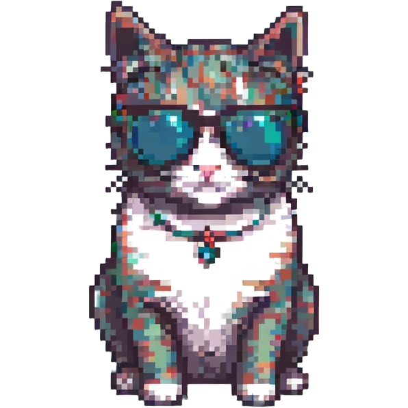 cat wearing sunglasses emoji