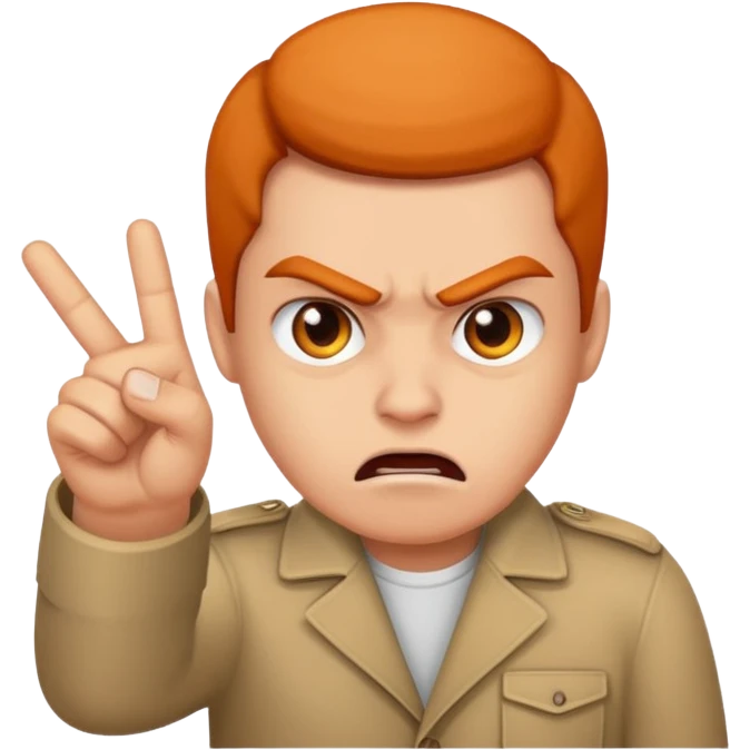 Flipping people off  emoji