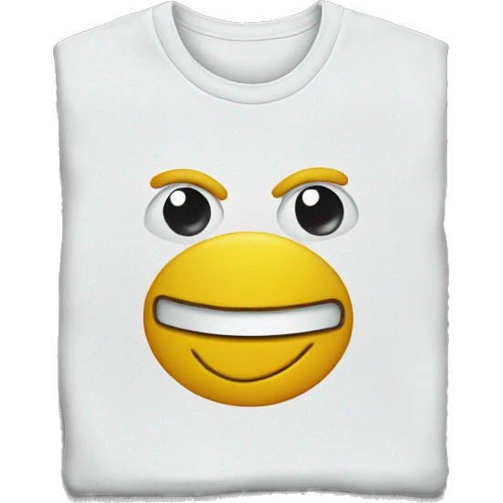 t-shirt with logo emoji